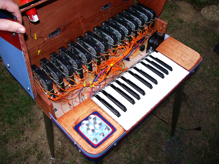 Homemade Mellotron w/ Walkmen